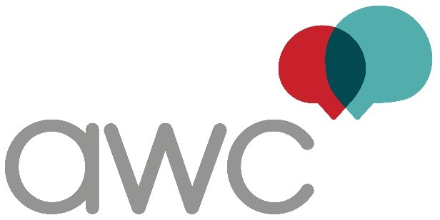 AWC Logo, Association for Women in Communications, WOMCOM, Graphic, Image