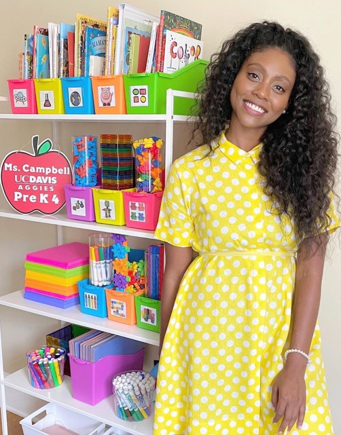 Meleah Campbell Teach, Washington DC Preschool Educator - Lake Shore Learning Paid Partnership. Photo by Briana M. Andrews, August 13, 2020.